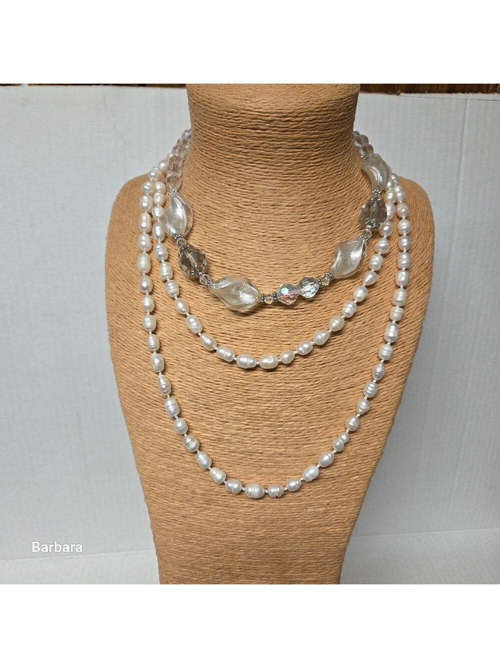 Vintage 2-Piece Glass Bead Necklaces